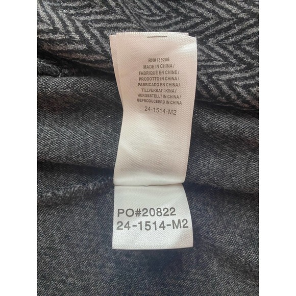Lysse Herringbone Open Front Cardigan Size S - Picture 7 of 8